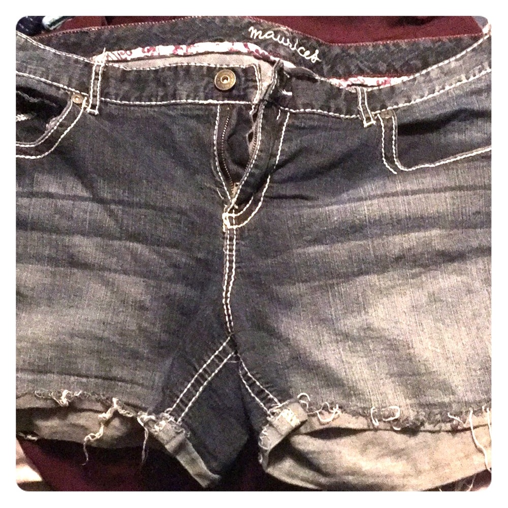 Maurice’s Brand Dark Jean Shorts